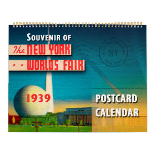 Kalender van het Briefkaart van 1939 van de Wereld