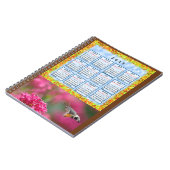 Kalender van het jaar 2025 notitieboek (Linkerzijde)