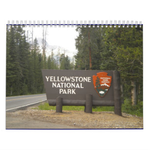 Kalender van het nationale park Yellowstone
