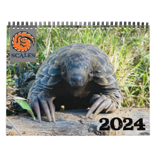 Kalender van het reddingsfonds Pangolin 2024 (Hoes)