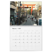 Kalender van Japanse Torii (Feb 2027)