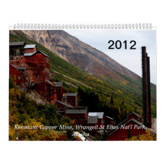 Kalender van maart 2012 tot 2013 Alaska