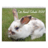 kalender van schattige dieren 2012 (Hoes)
