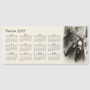 Kalender Venetië, Italië 2017