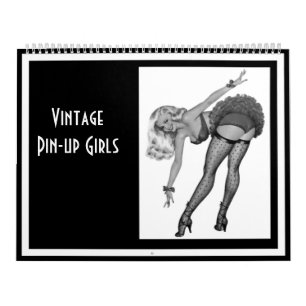Kalender Vintage Pin-up Meisjes 14 Afbeeldingen Fe