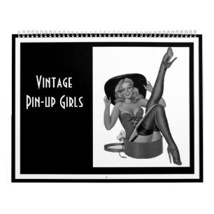 Kalender Vintage Pin-up Meisjes 14 Afbeeldingen Fe