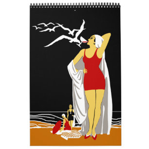 Kalender Vintage Retro Afbeeldingen Posters 2 Eenv