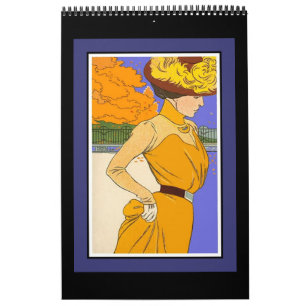 Kalender Vintage Retro Afbeeldingen Posters Eenvou
