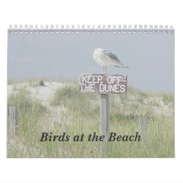 Kalender - Vogels op de strand