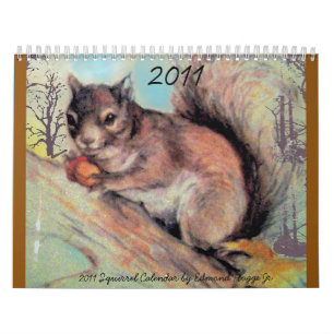 Kalender voor 2011 Squirrel