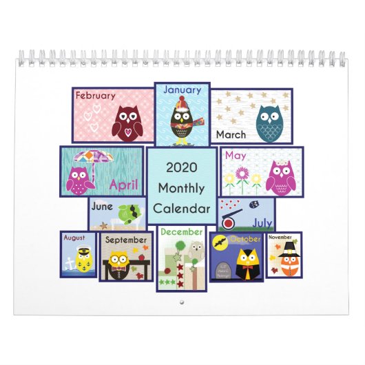 Kalender voor 2020-vogels (Hoes)