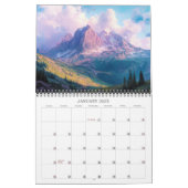 Kalender voor berglandschappen 2026 (Jan 2025)