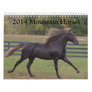 Kalender voor bergpaarden in 2014