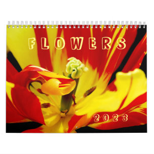 kalender voor diverse bloemen