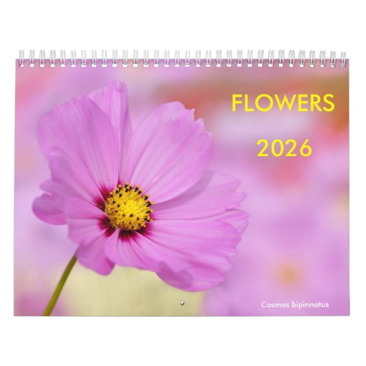 kalender voor diverse bloemen (Hoes)