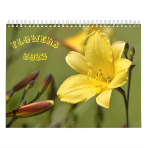 kalender voor diverse bloemen