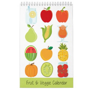 Kalender voor fruit en Veggie