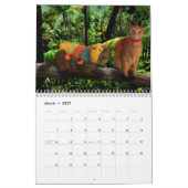 Kalender voor gecodeerde katten 2020 (Mar 2027)