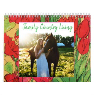 Kalender voor het leven op het platteland en stijl