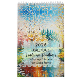 Kalender voor landschapsschilderijen