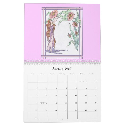 Kalender voor mam en pap (Jan 2027)