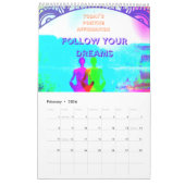 Kalender voor positieve bevestiging 2024 (Feb 2026)