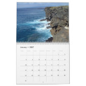Kalender voor schilderachtig bestemmingen in Hawai (Jan 2027)