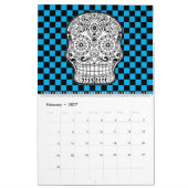 Kalender voor volwassen suikerschedel (Feb 2027)