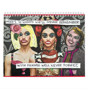kalender VULT MET BAD GIRL ART