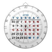 Kalender wat de WTF Dartbord (Voorkant)