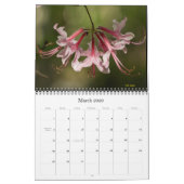 Kalender - Wilde bloemen - Macro - Uitzicht (Mar 2026)