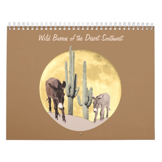 Kalender, Wilde Burros van het Zuidwesten van de w Kalender (Hoes)