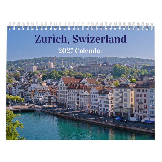 Kalender Zürich Zwitserland 2027 (Hoes)
