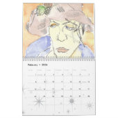 Kalenderkunst van 2010 door Bill Reeves Kalender (Feb 2026)