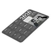 Kalendermagneet 2020 - 3 Aangepaste foto's - Sjabl Magneet (Linkerzijde)