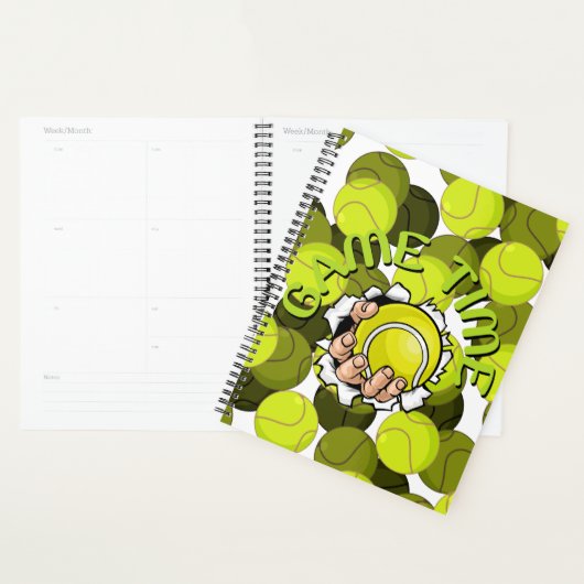 Kalenderplank voor gametijd Tennis Planner (Display)