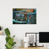 Kalenderposter met Oude Speelgoed Poster (Thuiskantoor)