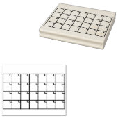 Kalenderstempel van Bullet Journal Rubberstempel (Gestempeld)