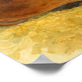 Kalf in het hooi poster (Hoek)