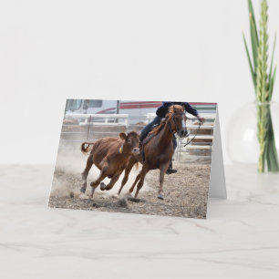 Kalf knippen paard verjaardag kaart