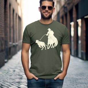 Kalf Touwtrekken Cowboy T-shirt