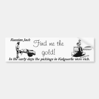 Kalgoorlie-pictogram:Russische jack Bumpersticker