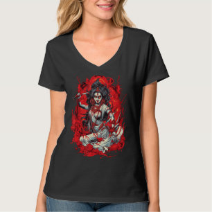 Kali Godin van de Dood, Tijd en Doomsday Hindu God T-shirt