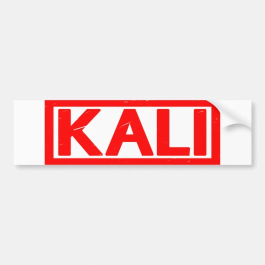 Kali Stamp Bumpersticker (Voorkant)