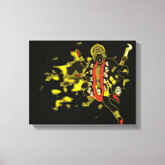 Kali The Dark Goddess Canvas Afdruk