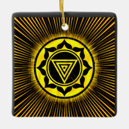 Kali Yantra Golden Rise Pen Keramisch Ornament