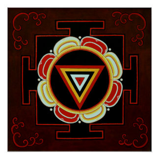 Kali Yantra Perfect Poster