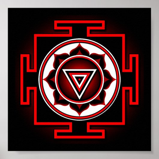 Kali Yantra Poster (Voorkant)