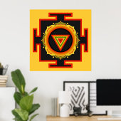 Kali Yantra Poster (Thuiskantoor)