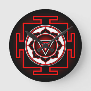 Kali Yantra Ronde Klok